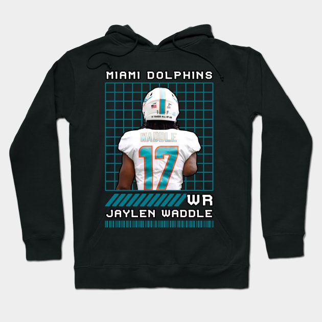 JAYLEN WADDLE - WR - MIAMI DOLPHINS Hoodie by Mudahan Muncul 2022